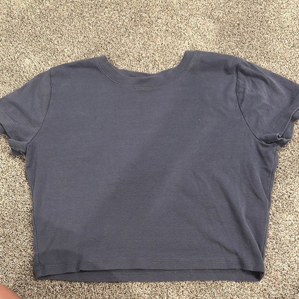 Classic Gray Women's Crop Top
